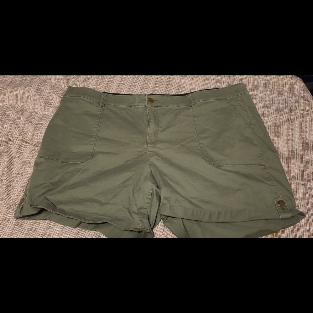 Lane Bryant Plus Size Kaki Dhorts